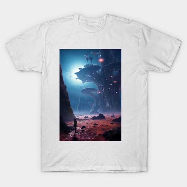 Walking on alien world T-Shirt by TheMadSwede